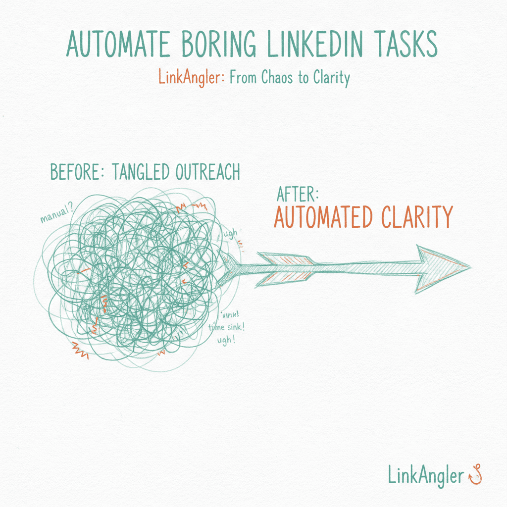 The Real Cost of "Doing It Yourself": Why LinkAngler Automates LinkedIn Outreach