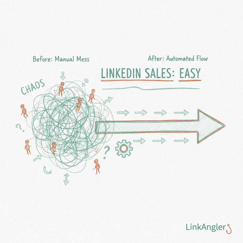 The Unseen Costs of Manual LinkedIn Prospecting: How LinkAngler Turns Hours into Booked Calls